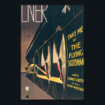LNER The Flying Scotsman Vintage Travel Poster ポスター<br><div class="desc">This product features LNER The Flying Scotsman vintage travel poster artwork. 
 
 Like this design,  but you want to tweak it? Just click on "Customize" to add text or adjust things to your liking.</div>