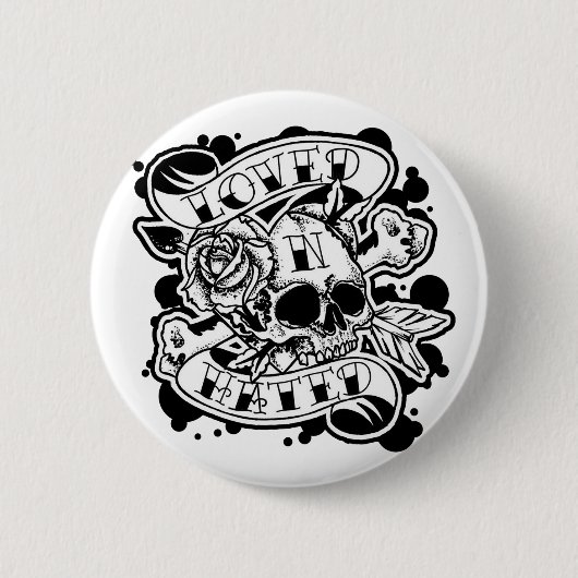 LNHのロゴ 缶バッジ (正面)