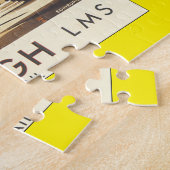 LNRエジンバラLMS_Vintage旅行ポスター ジグソーパズル (側面)