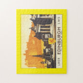 LNRエジンバラLMS_Vintage旅行ポスター ジグソーパズル (縦)