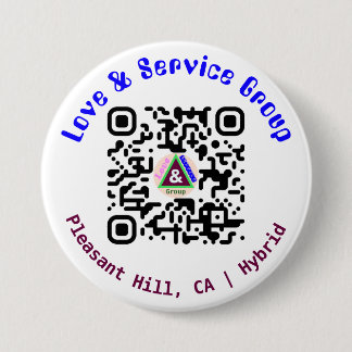 LNSリンクツリーQRコードボタン白 缶バッジ