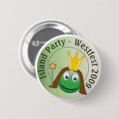 Lo女王のパーティーボタン 缶バッジ (正面&裏面)