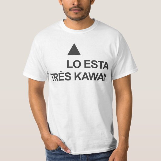 LO ESTA TRÈSのかわいいのTシャツ Tシャツ (正面)