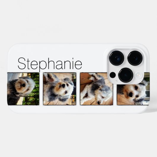 Lo Fiフレームを使用したInstagramフォトコラージュ Case-Mate iPhoneケース (裏面 (横))