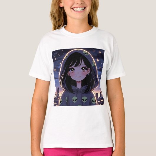 Lo-Fi銀河の赤ちゃん Tシャツ (正面)
