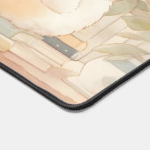 Lo-Fi Cozy Cat GamingマウスパッドデスクトップMatt デスクマット (コーナー)