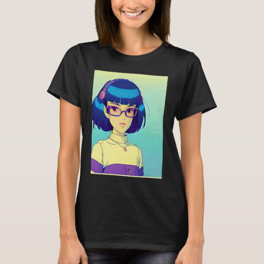 Lo fi hip hop chillhop chill beats aesthetics  131 tシャツ (正面)