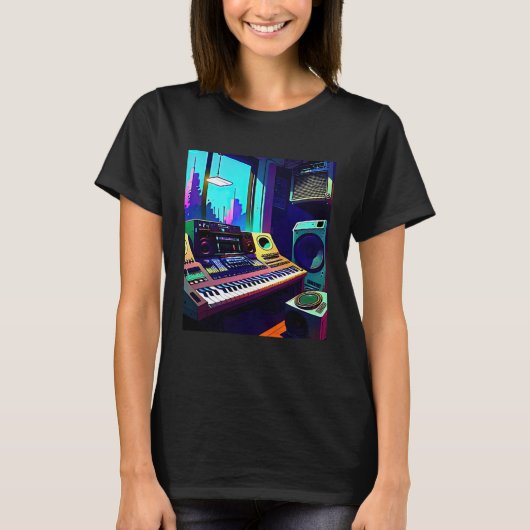Lo fi hip hop chillhop chill beats aesthetics 13 tシャツ (正面)