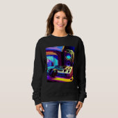 Lo fi hip hop chillhop chill beats aesthetics  27 スウェットシャツ (正面フル)