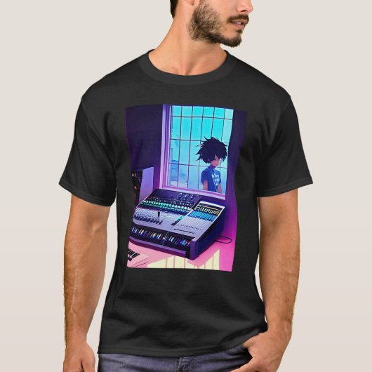 Lo fi hip hop chillhop chill beats aesthetics  2 tシャツ (正面)
