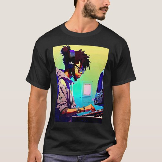 Lo fi hip hop chillhop chill beats aesthetics  39 tシャツ (正面)