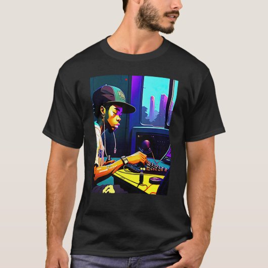 Lo fi hip hop chillhop chill beats aesthetics  4 tシャツ (正面)