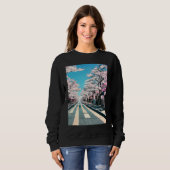 Lo fi hip hop chillhop chill beats lofi aesthetics スウェットシャツ (正面フル)