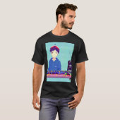 Lo fi hip hop chillhop chill beats lofi aesthetics tシャツ (正面フル)
