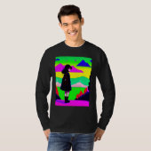 Lo fi hip hop chillhop chill beats lofi aesthetics tシャツ (正面フル)