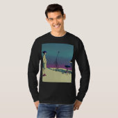 Lo fi hip hop chillhop chill beats lofi aesthetics tシャツ (正面フル)