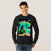 Lo fi hip hop chillhop chill beats lofi aesthetics tシャツ (正面フル)