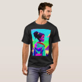 Lo fi hip hop chillhop chill beats lofi aesthetics tシャツ (正面フル)
