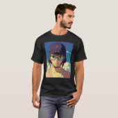 Lo fi hip hop chillhop chill beats lofi aesthetics tシャツ (正面フル)