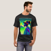 Lo fi hip hop chillhop chill beats lofi aesthetics tシャツ (正面フル)