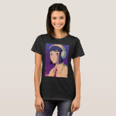 Lo fi hip hop chillhop chill beats lofi aesthetics tシャツ (正面フル)