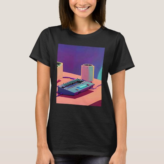 Lo fi hip hop chillhop chill beats lofi aesthetics tシャツ (正面)