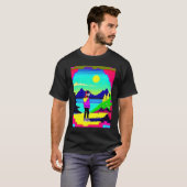 Lo fi hip hop chillhop chill beats lofi aesthetics tシャツ (正面フル)