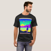 Lo fi hip hop chillhop chill beats lofi aesthetics tシャツ (正面フル)