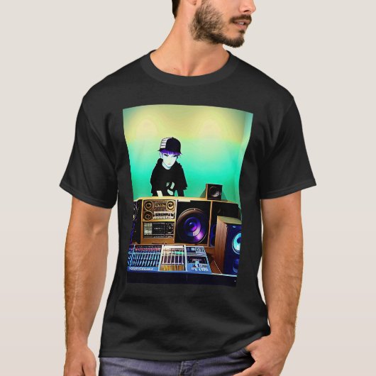 Lo fi hip hop chillhop chill beats lofi aesthetics tシャツ (正面)