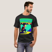 Lo fi hip hop chillhop chill beats lofi aesthetics tシャツ (正面フル)