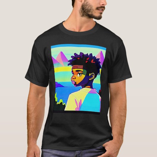 Lo fi hip hop chillhop chill beats lofi aesthetics tシャツ (正面)