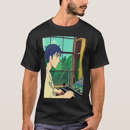 Lo fi hip hop chillhop chill beats lofi aesthetics tシャツ (正面)