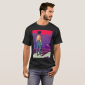 Lo fi hip hop chillhop chill beats lofi aesthetics tシャツ (正面フル)