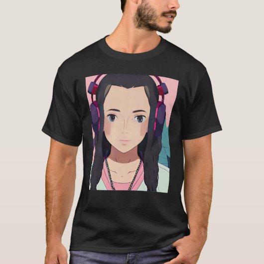 Lo fi hip hop chillhop chill beats lofi aesthetics tシャツ (正面)