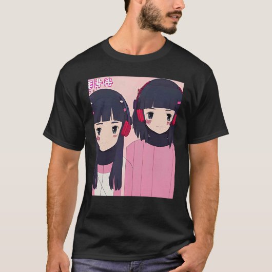 Lo fi hip hop chillhop chill beats lofi aesthetics tシャツ (正面)