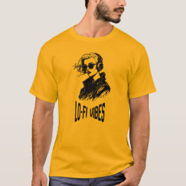 Lo-Fi Vibes ベクターアート Tシャツ