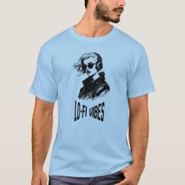 Lo-Fi Vibes ベクターアート Tシャツ