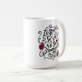 Lo Que Se Ve No Se Pregunta、手書き コーヒーマグカップ (正面右)