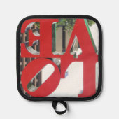 LO VEラブパークフィラデルフィアフォトポットホルダー 鍋敷き (正面)