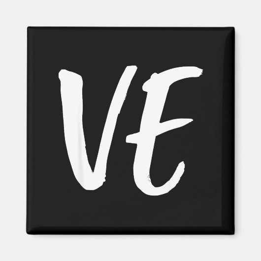 Lo Ve Love Matching Couple Husband Wife Valentine' マグネット (正面)