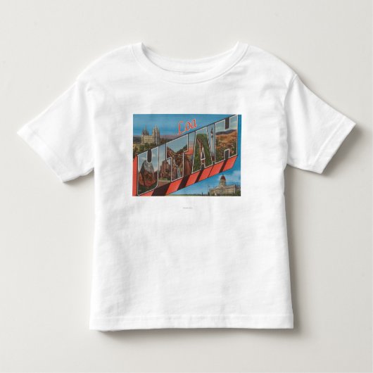 LoaのUtahLargeの手紙ScenesLoa、UT トドラーTシャツ (正面)