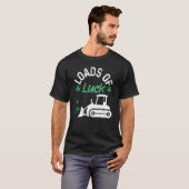 Load Of Luck Bulldozer Shamrock St Patricks Day Ki Tシャツ (正面フル)