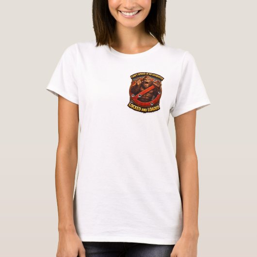 Loaded Sasquatch women's fitted crest T-shirt Tシャツ (正面)