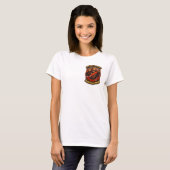 Loaded Sasquatch women's fitted crest T-shirt Tシャツ (正面フル)