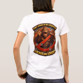 Loaded Sasquatch women's fitted crest T-shirt Tシャツ (裏面)