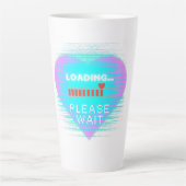 Loading Heart Retro Gamer カフェラテマグ (正面)