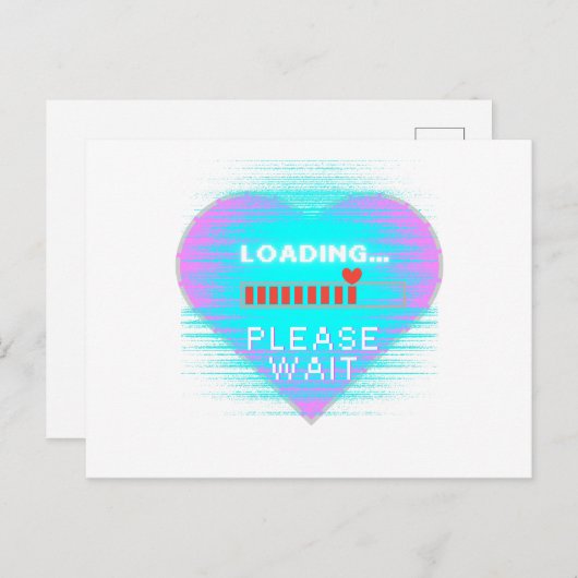 Loading Heart Retro Gamer ポストカード (正面/裏面)