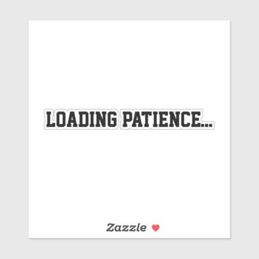 Loading Patience… シール (シート)