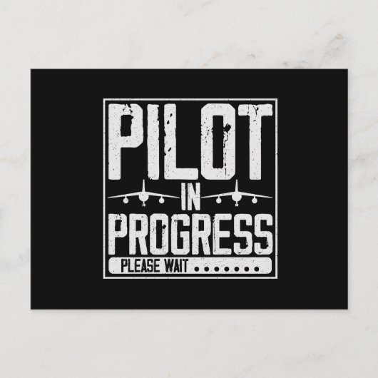 Loading… Pilot Upgrade in Progress Flight School ポストカード (正面)
