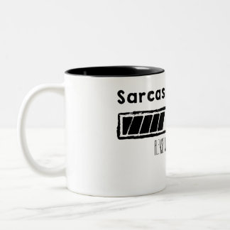 loading sarcasm (black) ツートーンマグカップ